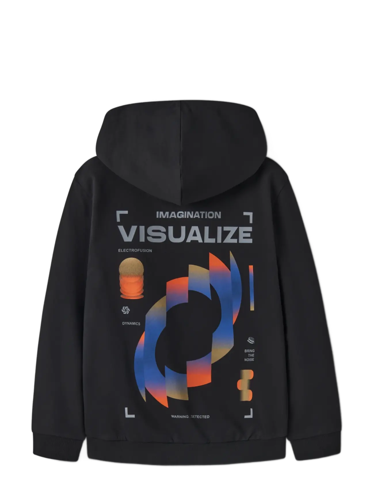 name it - NKMNIGO LS NREG SWEAT WH BRU BOX - sweatshirts - black - 1