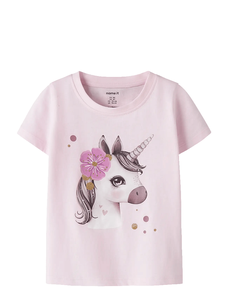 name it - NMFJALISARA SS TOP - kortärmade t-shirts - cradle pink - 0