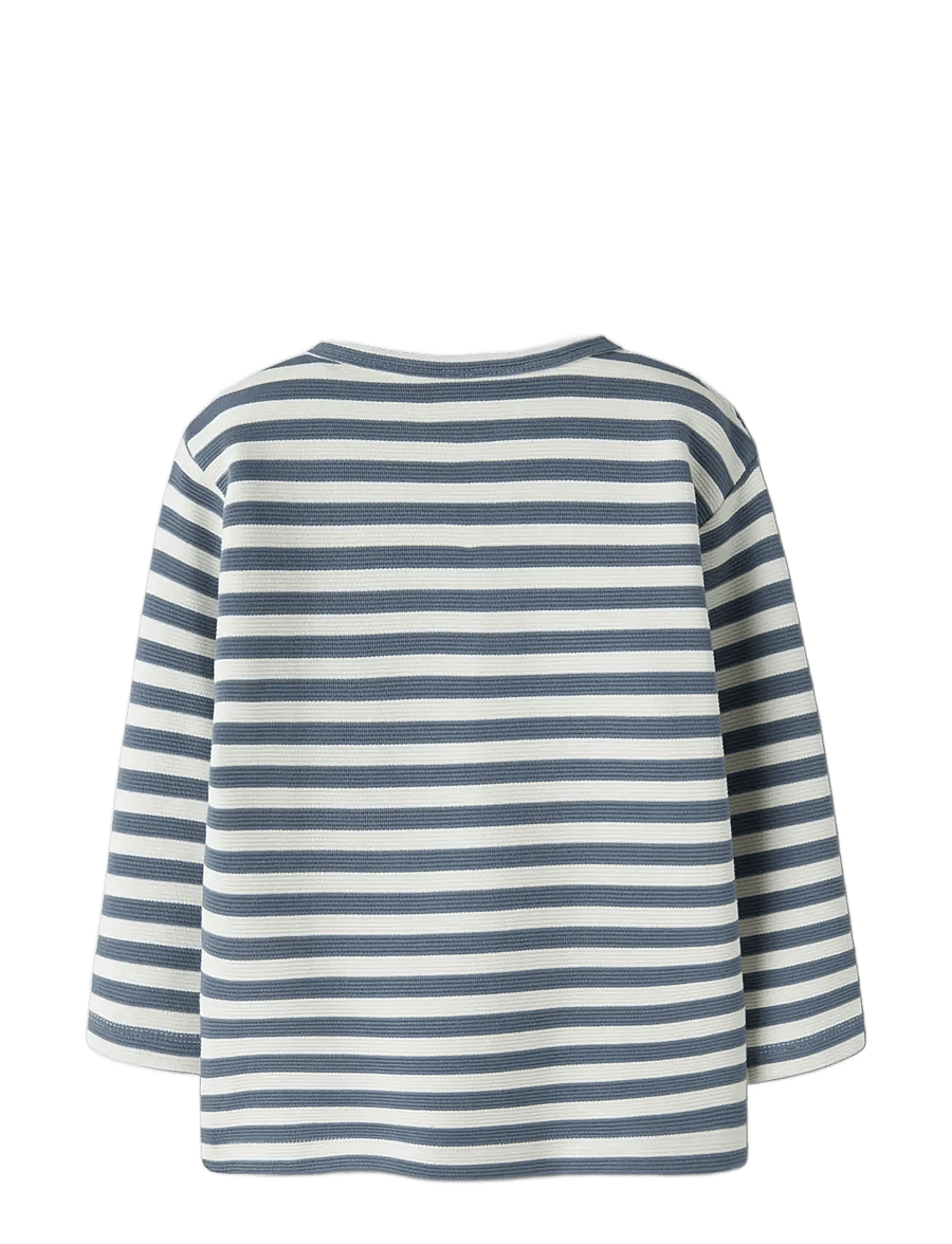 name it - NMMNILES LS NREG GRANDAD TOP - blue mirage - 1