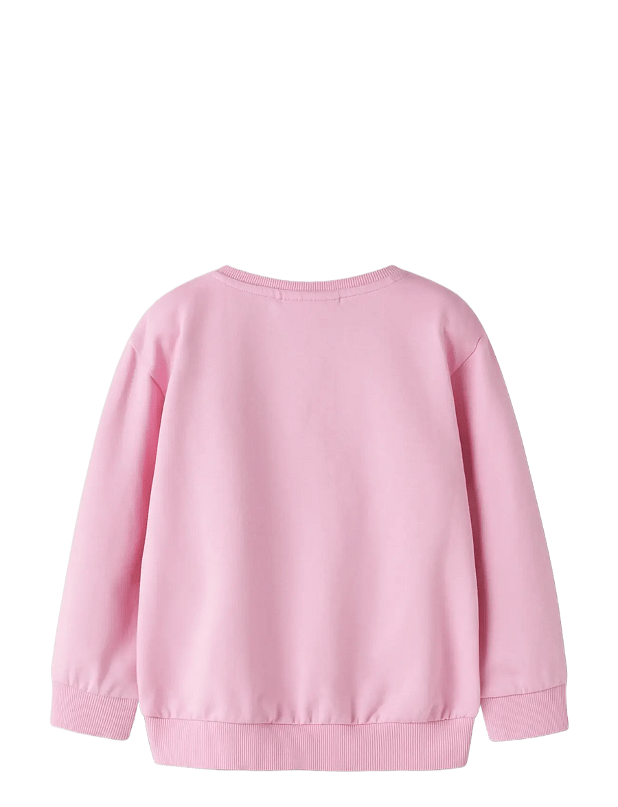 name it - NMFABARA HELLOK NREG SWEAT BRU NOOS SKY - dressipluusid - begonia pink - 1