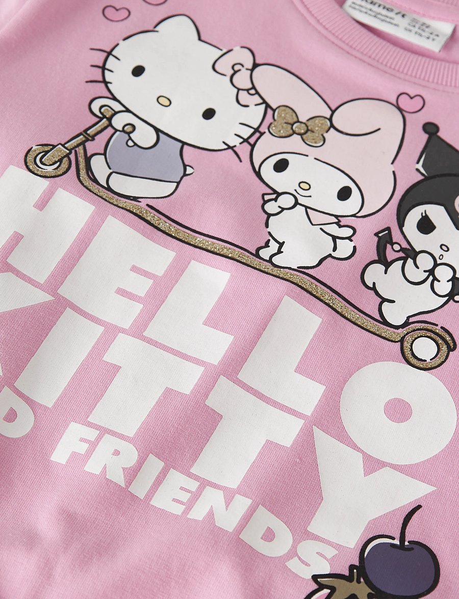 name it - NMFABARA HELLOK NREG SWEAT BRU NOOS SKY - dressipluusid - begonia pink - 5