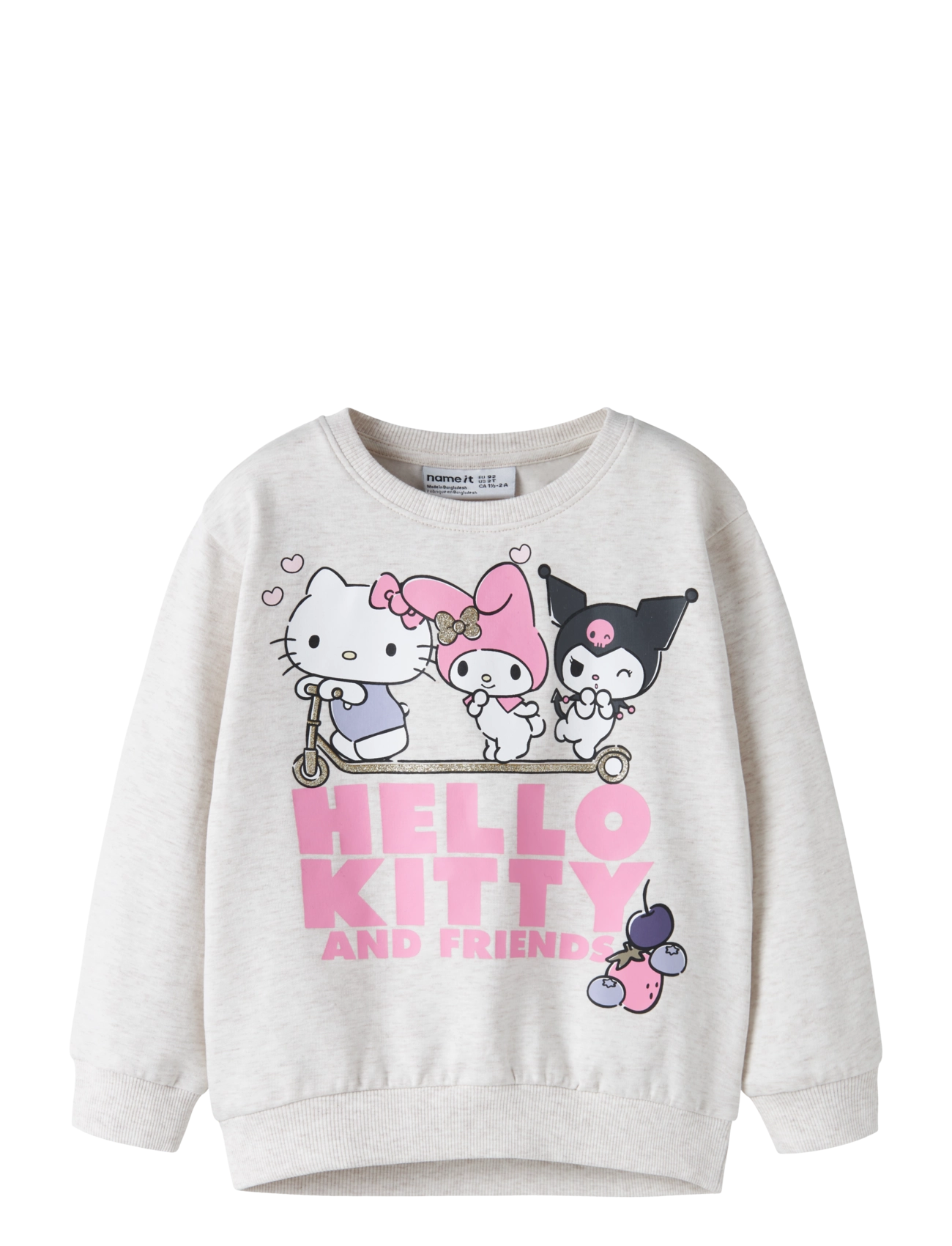 NAME IT Nmfabara Hellok Nreg Sweat Bru Noos Sky Beige - 98 - Kinder
