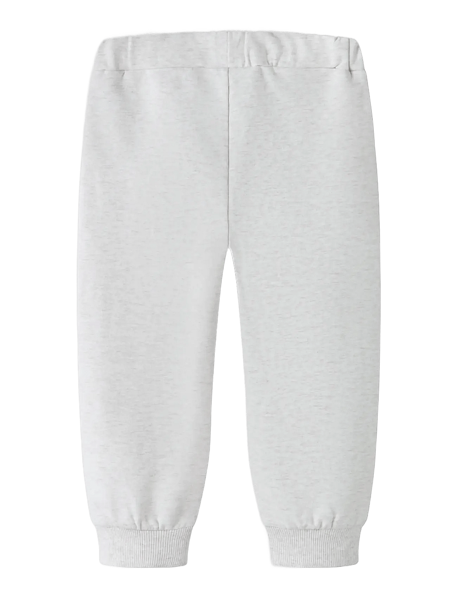 name it - NMFABARA HELLOK NREG SWE PANT BRU SKY - dressipüksid - peyote melange - 1
