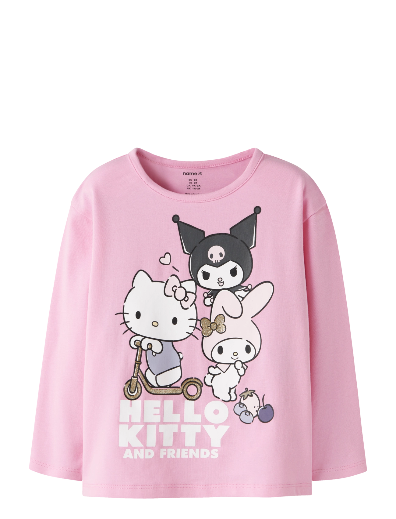 name it NMFABLINA HELLOK LS NREG TOP SKY - Back to school - BEGONIA PINK / pink/rose
