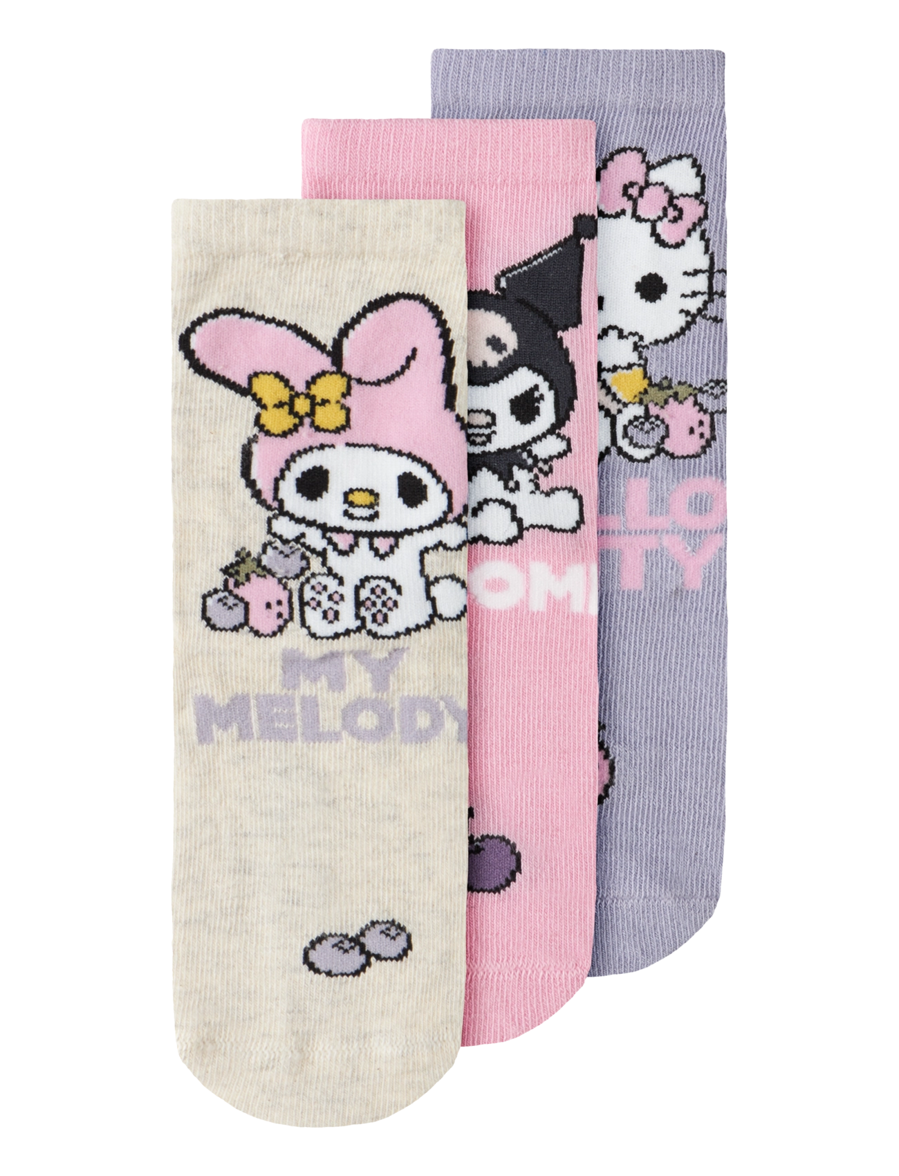 name it NMFABNORA HELLOK 3P SOCK SKY - Nyheder - BEGONIA PINK / pink/rose