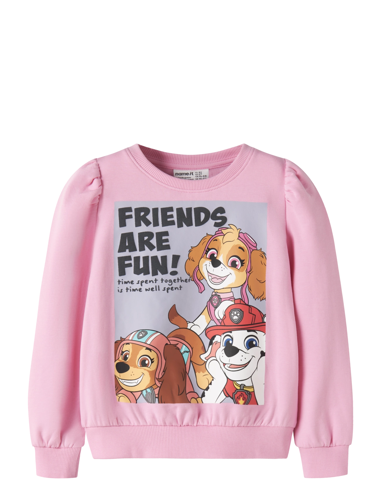 name it NMFARINA PAW SWEAT BRU CPLG - Back to school - BEGONIA PINK / pink/rose