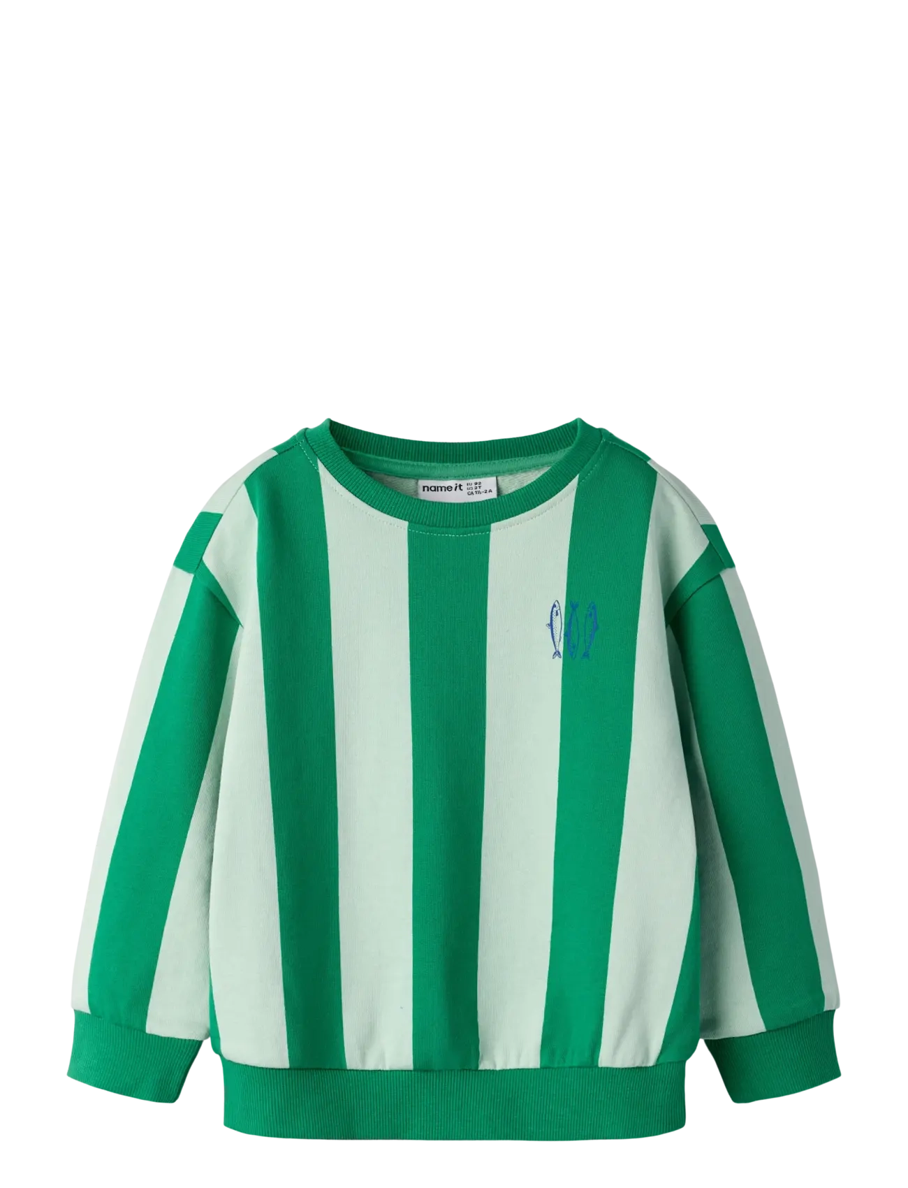 name it NMMHADDIAN LS RLX SWE UNB BOX - Kläder - JELLY BEAN / green