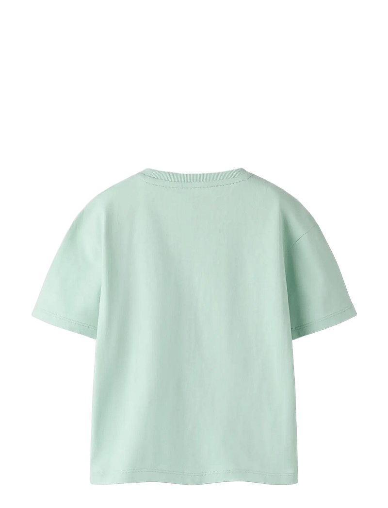 name it - NMMHADU SS RLX TOP BOX - kurzärmelige - subtle green - 1