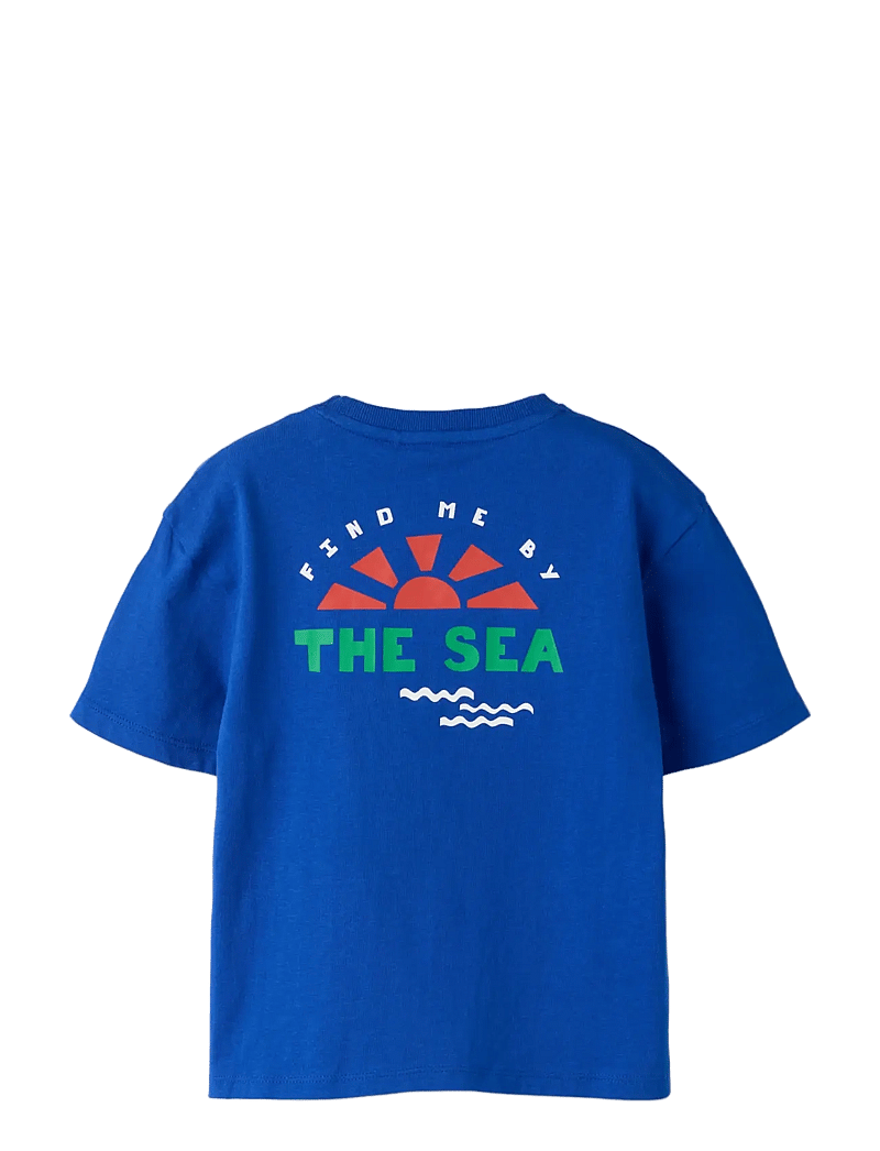 name it - NMMHADU SS RLX TOP BOX - kortærmede t-shirts - surf the web - 1