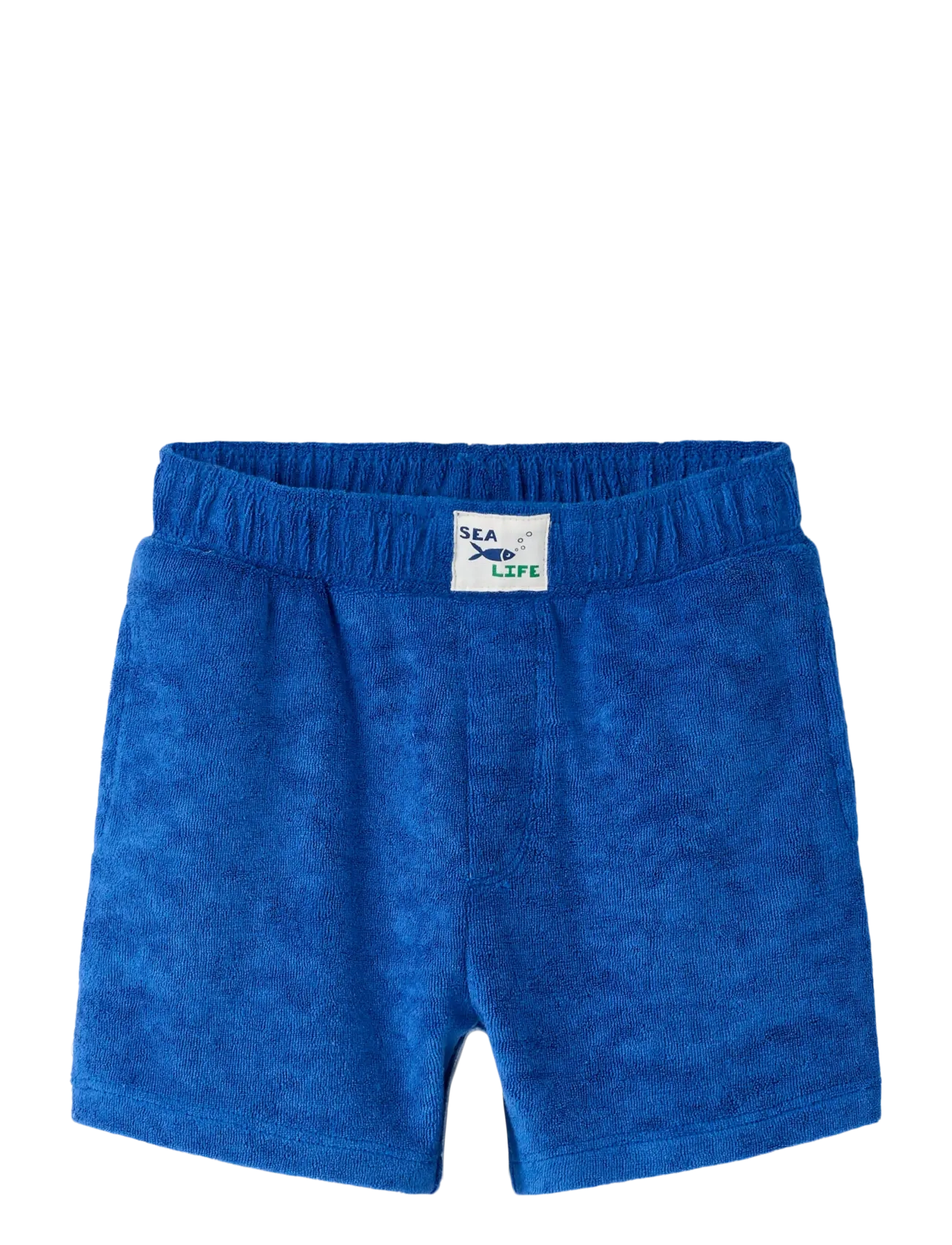 name it NMMHUWEL TERRY SHORTS - Underdele - SURF THE WEB / blue