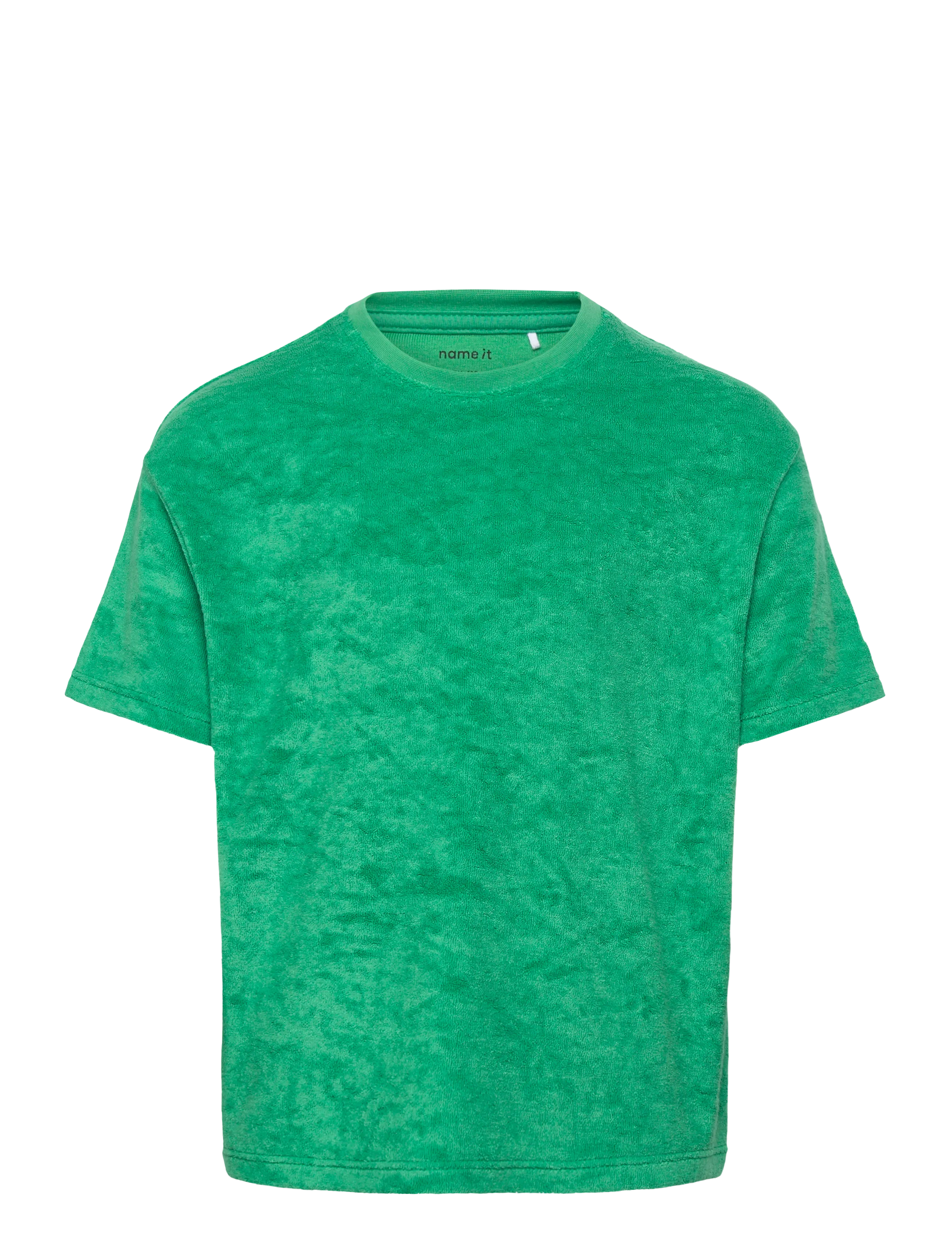 name it NMMHUWEL SS RLX TERRY TOP - Kläder - JELLY BEAN / green