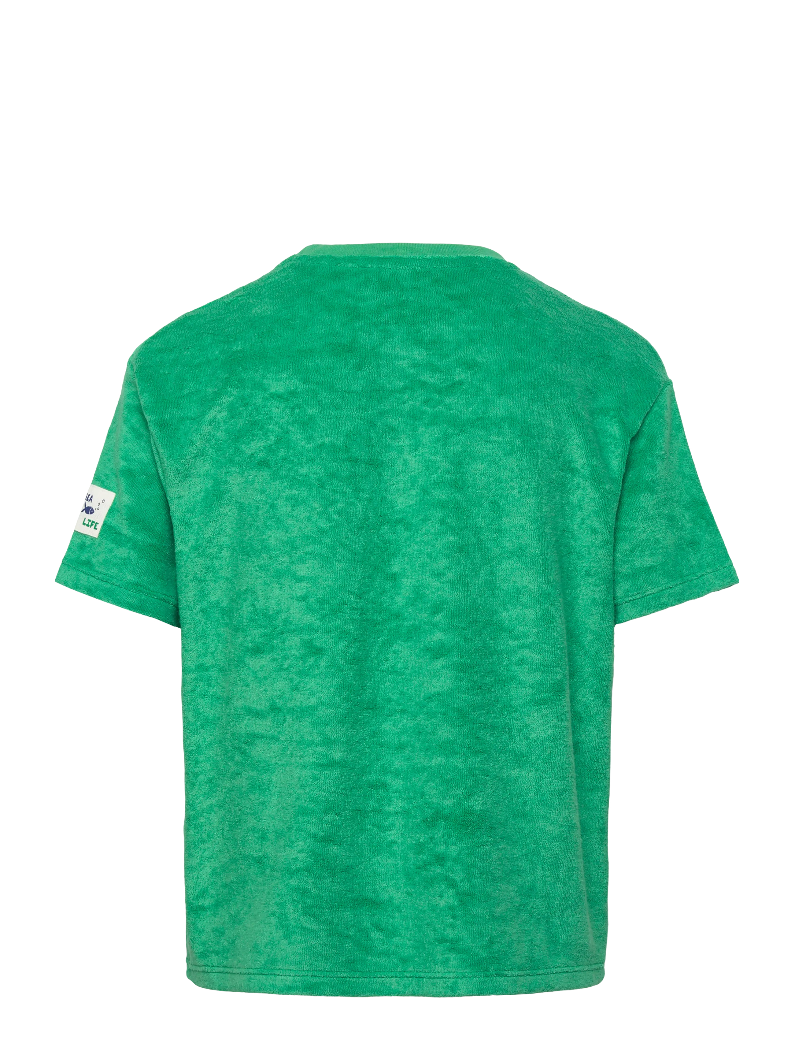 name it - NMMHUWEL SS RLX TERRY TOP - kortærmede t-shirts - jelly bean - 1