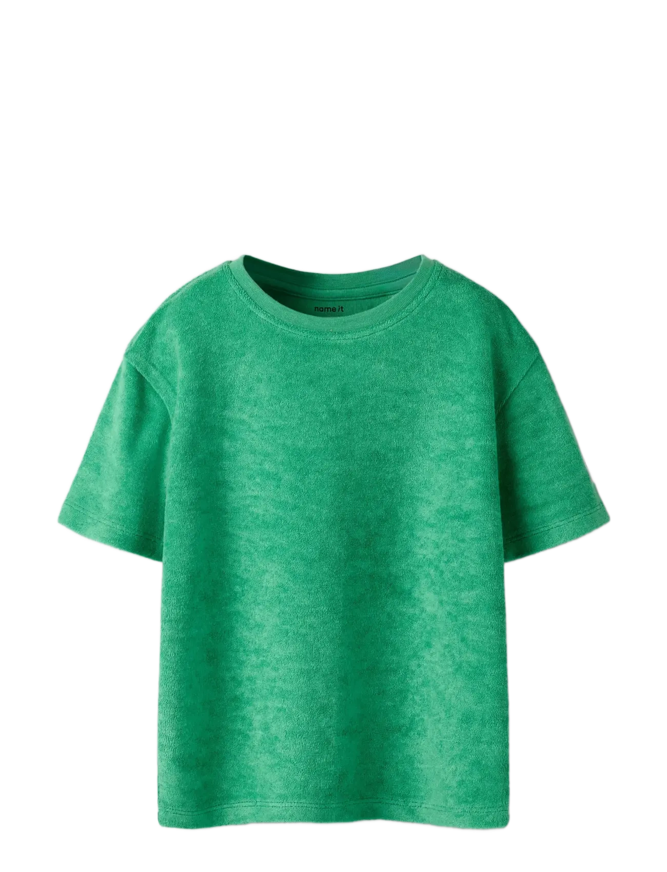 name it - NMMHUWEL SS RLX TERRY TOP - kortærmede t-shirts - jelly bean - 2