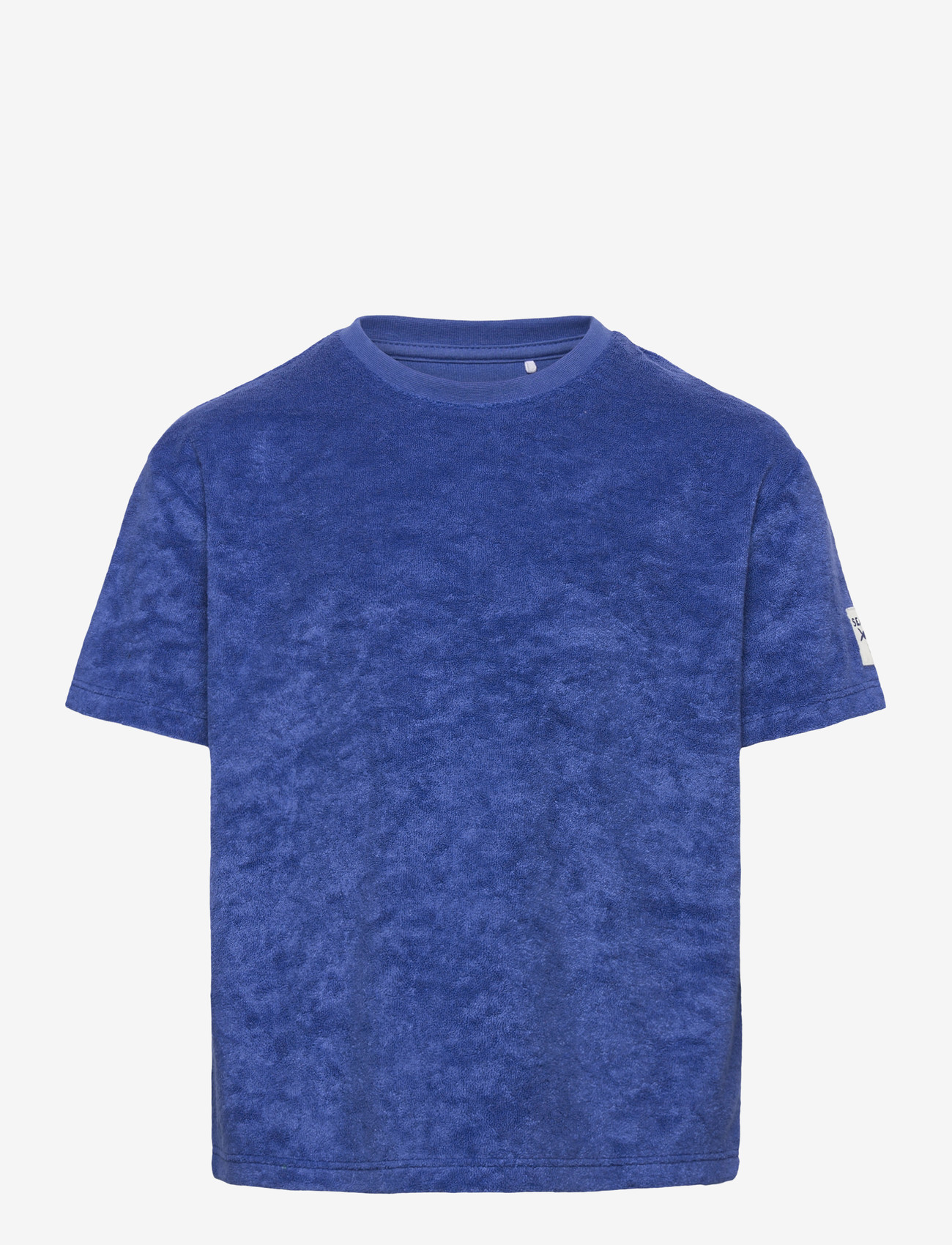 name it - NMMHUWEL SS RLX TERRY TOP - kortærmede t-shirts - surf the web - 0