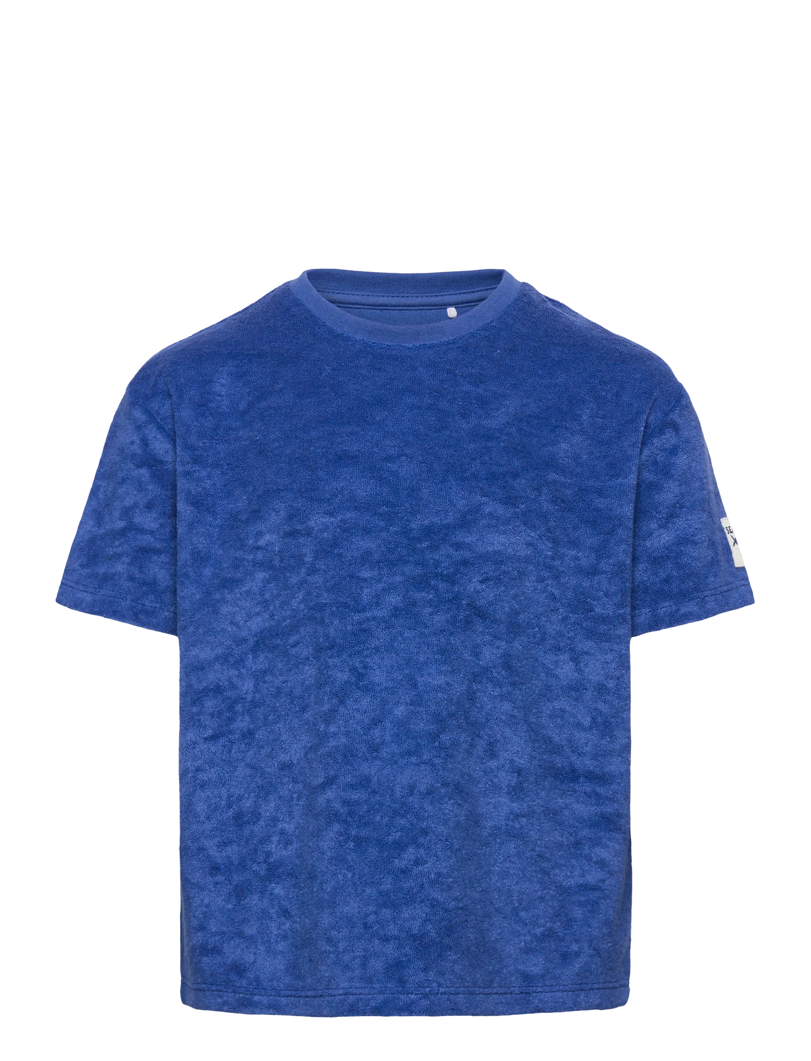 name it NMMHUWEL SS RLX TERRY TOP - Kläder - SURF THE WEB / blue