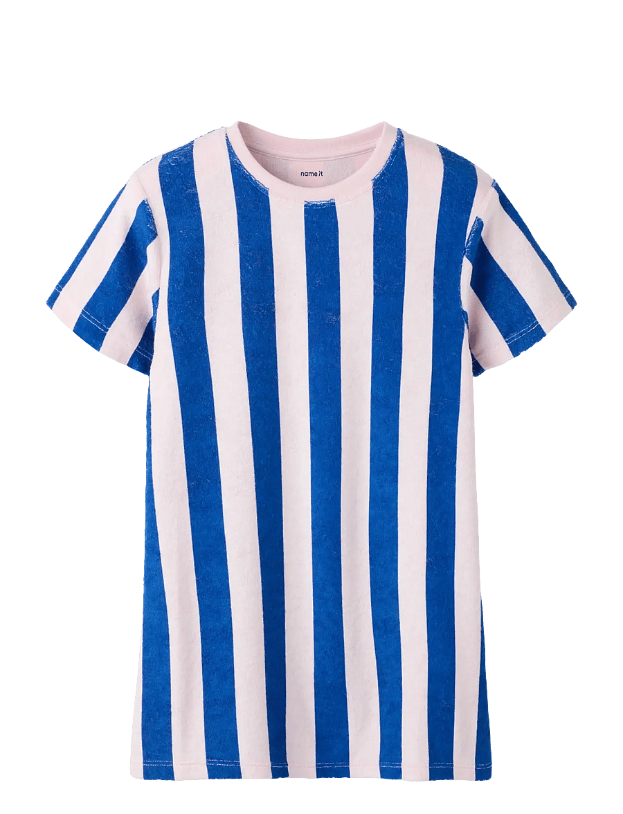 name it - NMFHILDIMAR SS TERRY DRESS - kortärmade babyklänningar - surf the web - 1