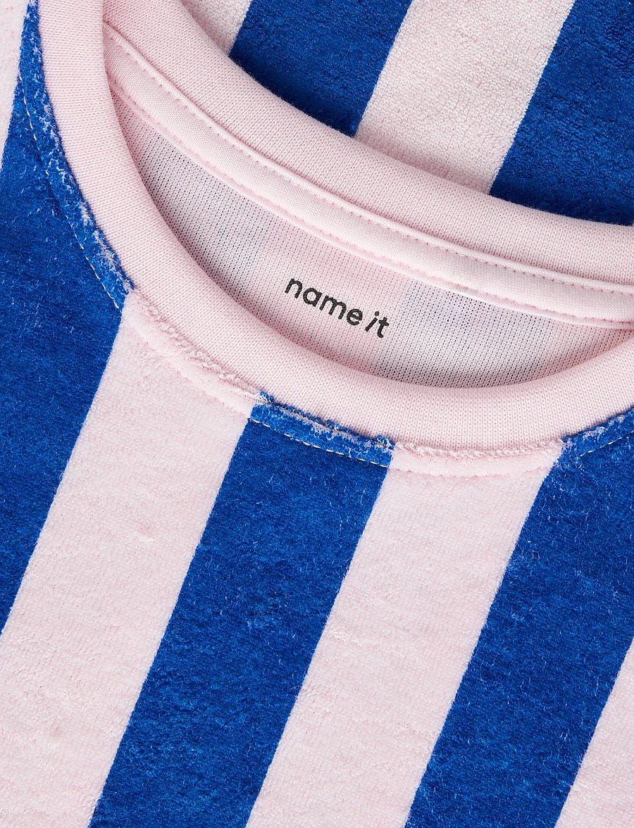 name it - NMFHILDIMAR SS TERRY DRESS - kortärmade babyklänningar - surf the web - 3