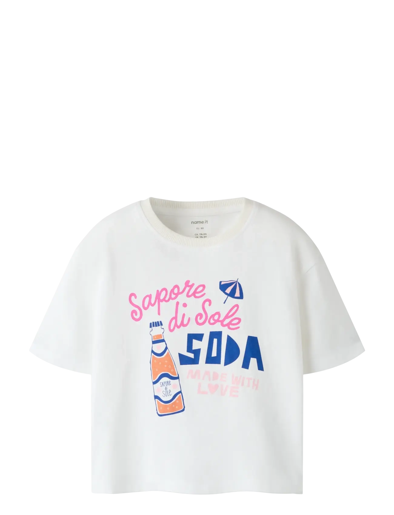 name it NMFHALFRIDA SS RLX TOP BOX - Neuheiten - CLOUD DANCER / white