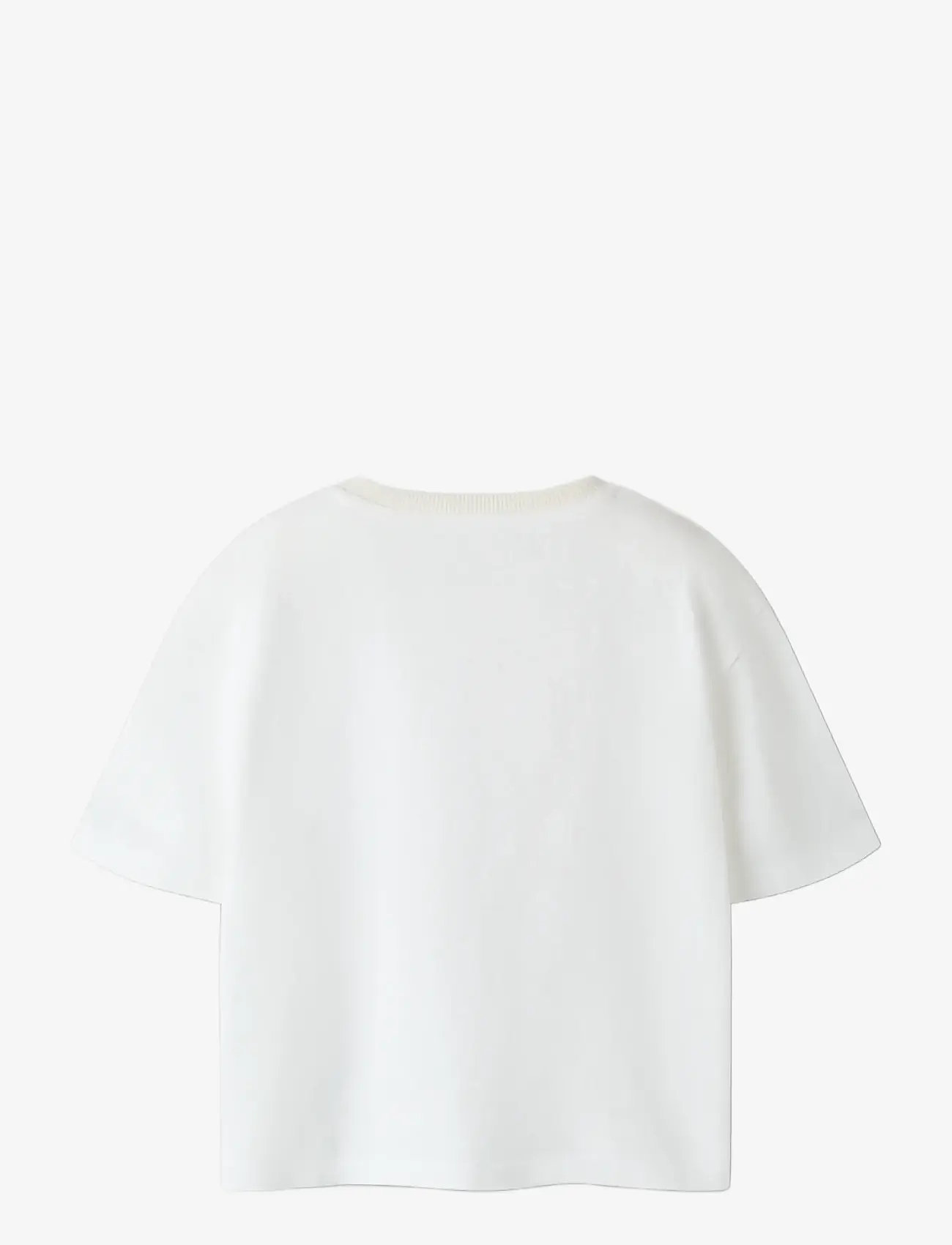 name it - NMFHALFRIDA SS RLX TOP BOX - kortärmade t-shirts - cloud dancer - 1