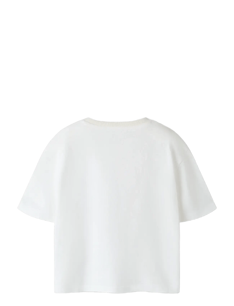 name it - NMFHALFRIDA SS RLX TOP BOX - kurzärmelige - cloud dancer - 1