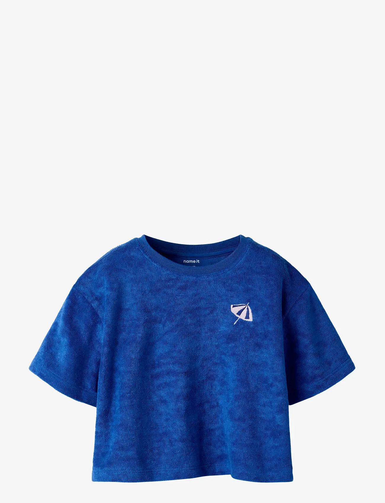 name it - NMFHILDIMAR SS RLX  SH TERRY TOP - kortærmede - surf the web - 0