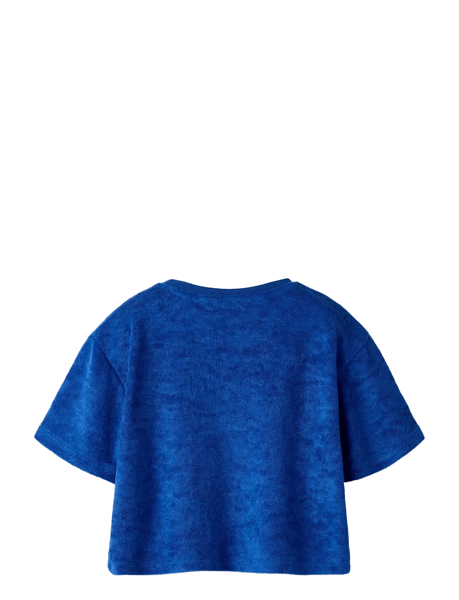 name it - NMFHILDIMAR SS RLX SH TERRY TOP - kortærmede t-shirts - surf the web - 1