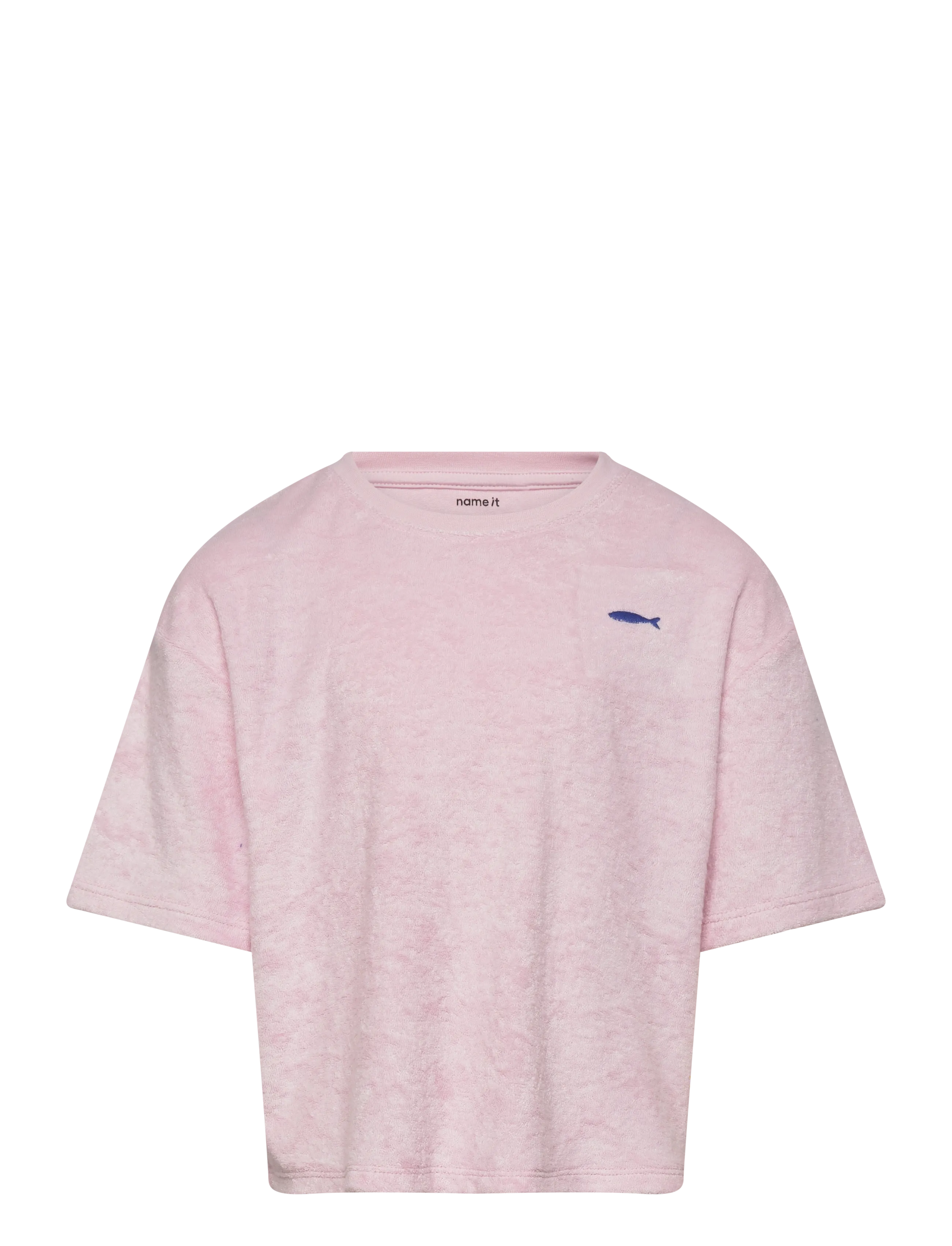 name it NKFHILDIMAR TERRY SS RLX SH TOP - Clothing - FAIRY TALE / pink/rose