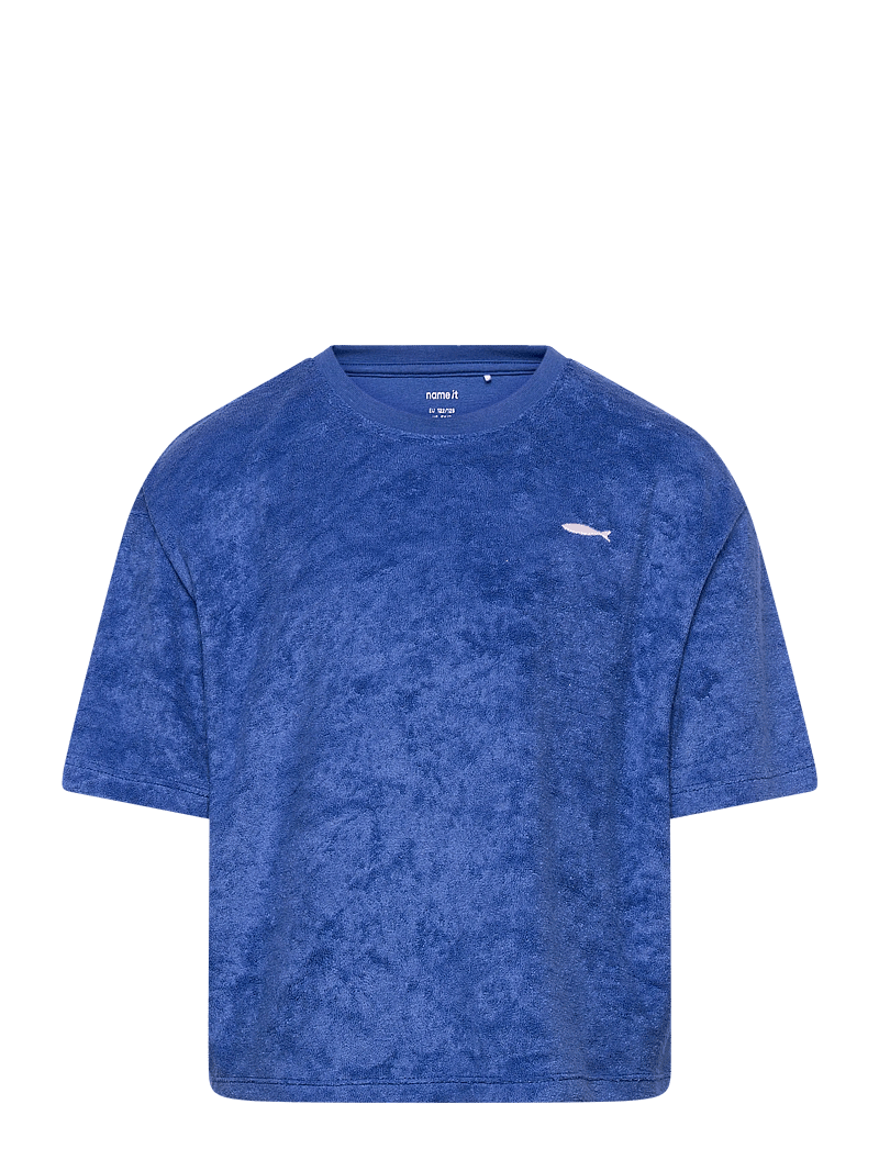 name it - NKFHILDIMAR TERRY SS RLX SH TOP - kurzärmelige - surf the web - 0