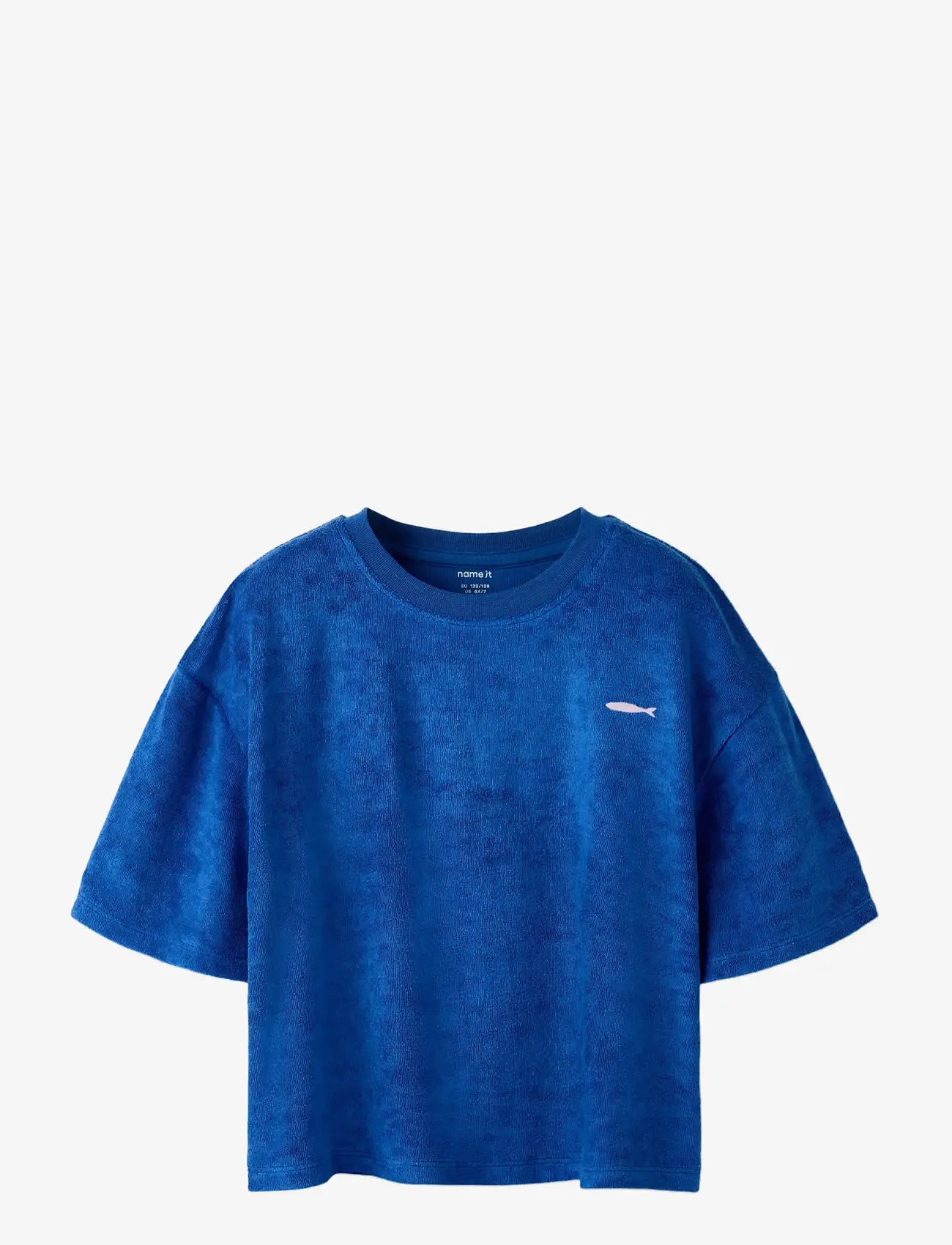 name it - NKFHILDIMAR TERRY SS RLX SH TOP - kortærmede t-shirts - surf the web - 2