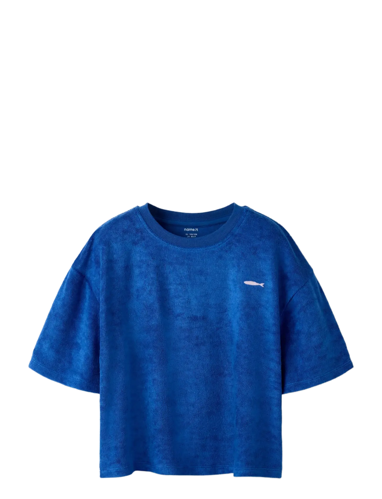 name it - NKFHILDIMAR TERRY SS RLX SH TOP - kortärmade t-shirts - surf the web - 2