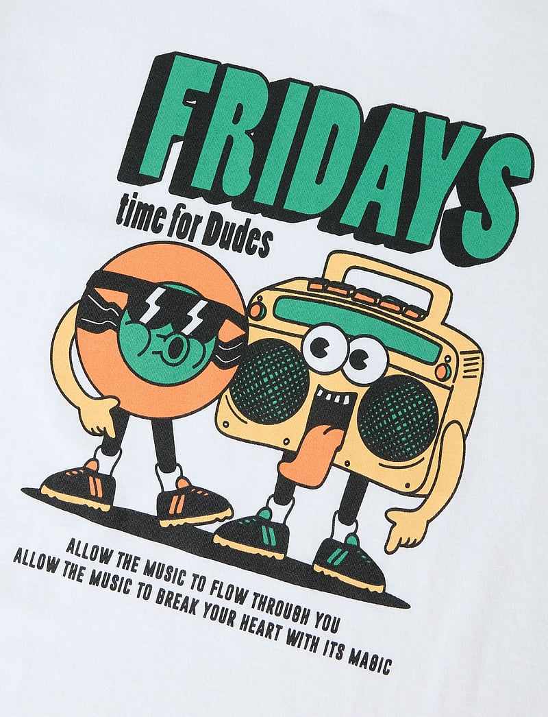 name it - NKMHEINRICK SS RLX TOP BOX - kortærmede t-shirts - bright white - 2