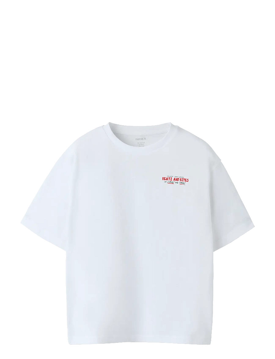 name it - NKMHEINRICK SS RLX TOP BOX - kurzärmelige - bright white - 0