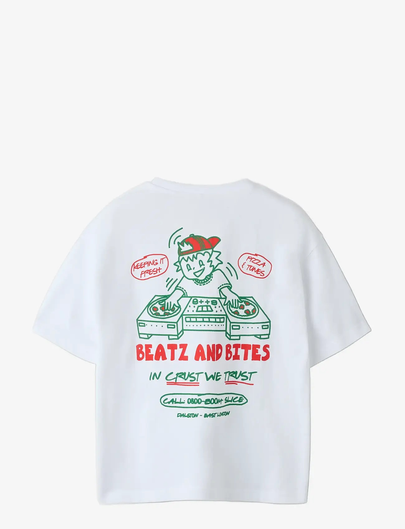 name it - NKMHEINRICK SS RLX TOP BOX - kortærmede t-shirts - bright white - 1