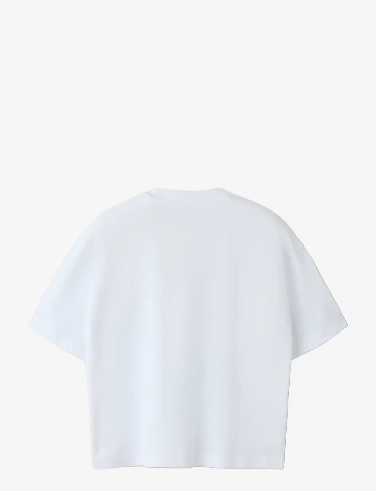 name it - NKFHELGA SS RLX TOP BOX - kortærmede t-shirts - bright white - 1