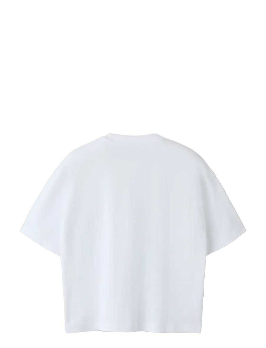 name it - NKFHELGA SS RLX TOP BOX - lühikeste varrukatega t-särgid - bright white - 1