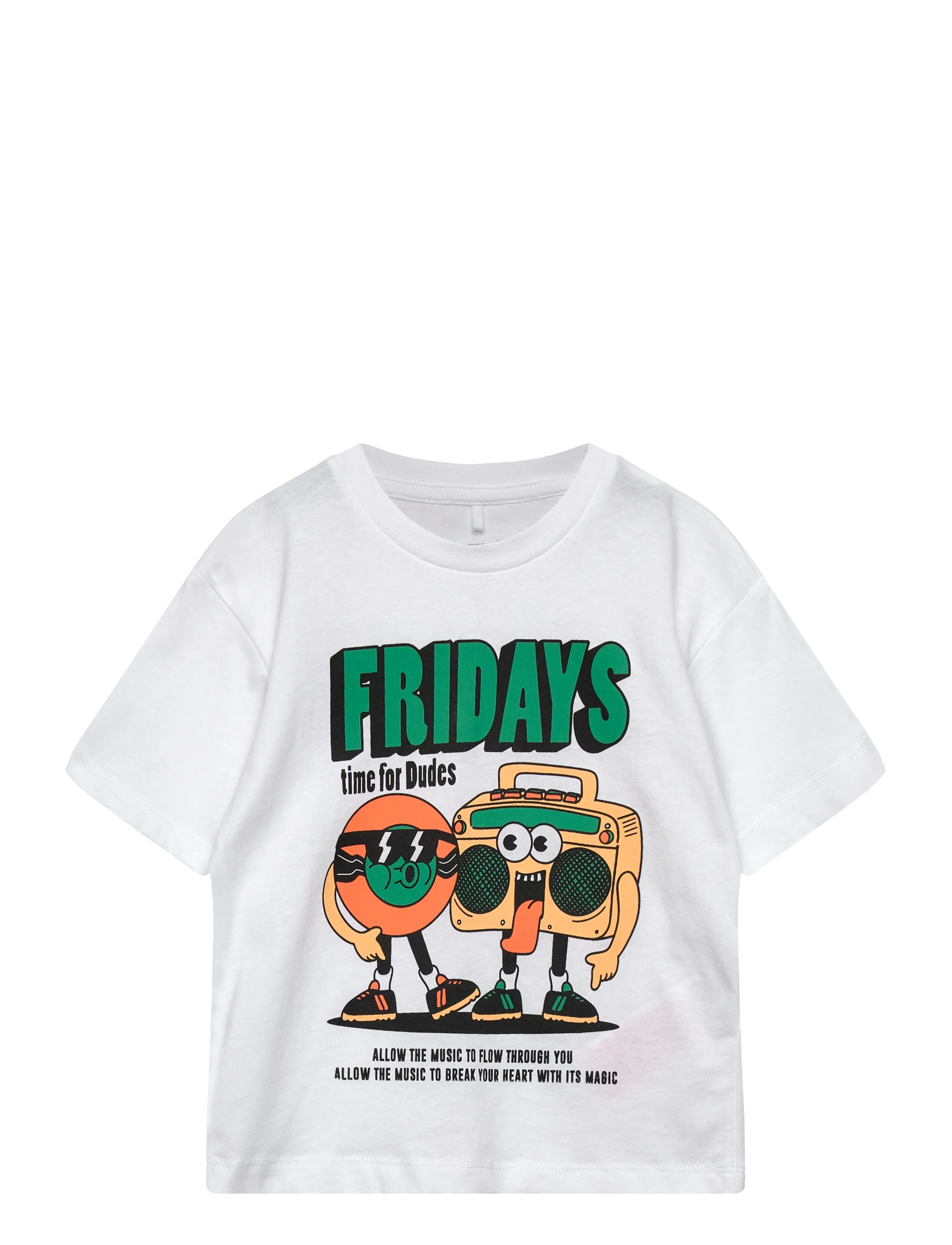 name it Nmmheinrick Ss Rlx Top Box, 92, T-shirts, Weiß - Short-sleeved, Kinder