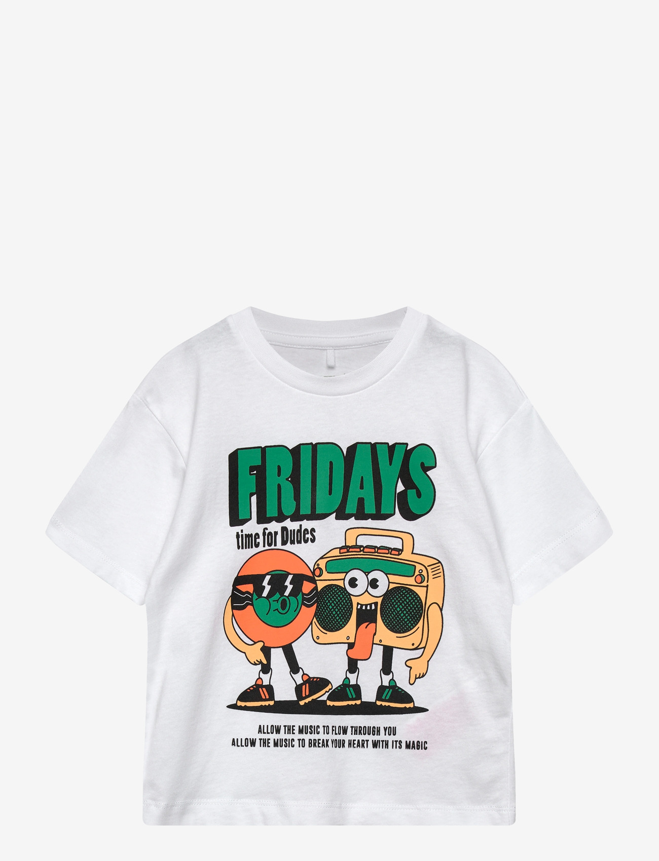 name it - NMMHEINRICK SS RLX TOP BOX - t-shirts à manches courtes - bright white - 0