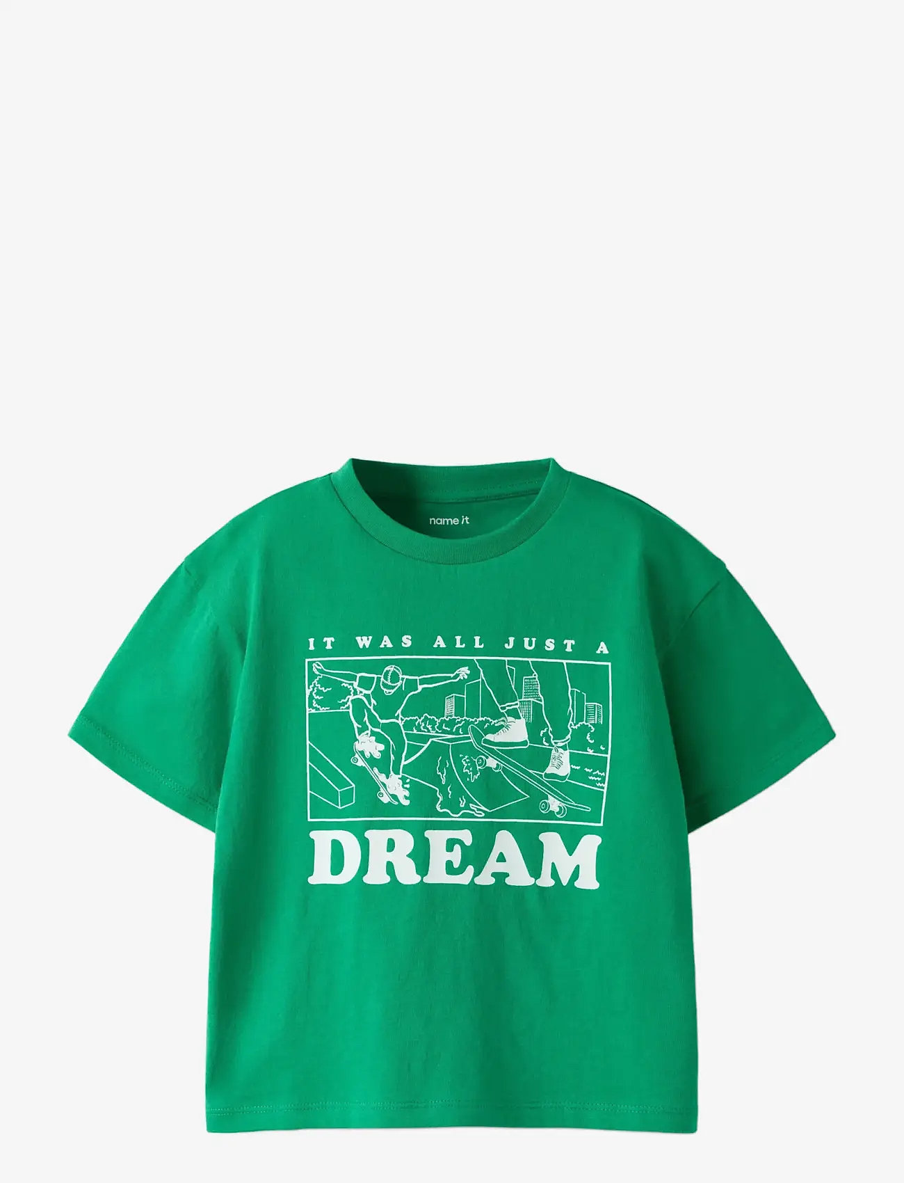 name it - NMMHEINRICK SS RLX TOP BOX - kortærmede t-shirts - jelly bean - 1