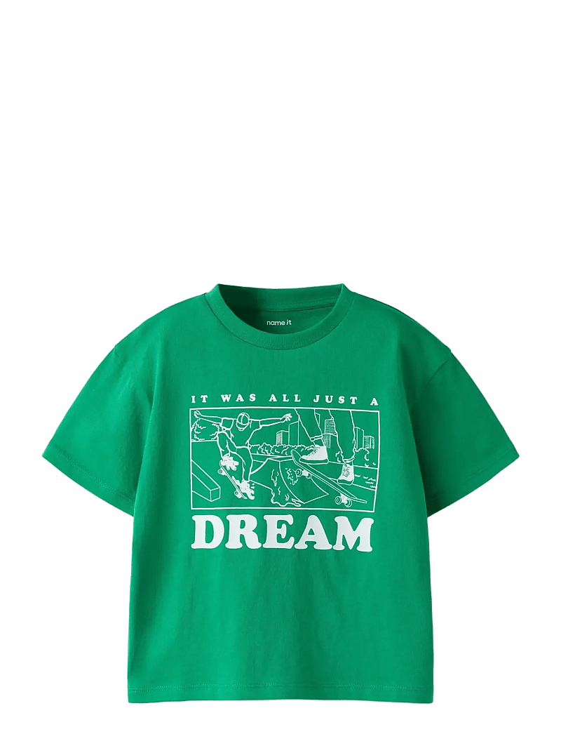 name it - NMMHEINRICK SS RLX TOP BOX - kortærmede t-shirts - jelly bean - 1