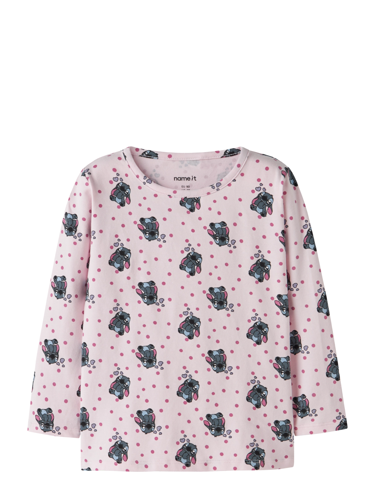 name it NMFANDREA STITCH LS NREG TOP WDI - Toppar & T-shirts - CRADLE PINK / pink/rose