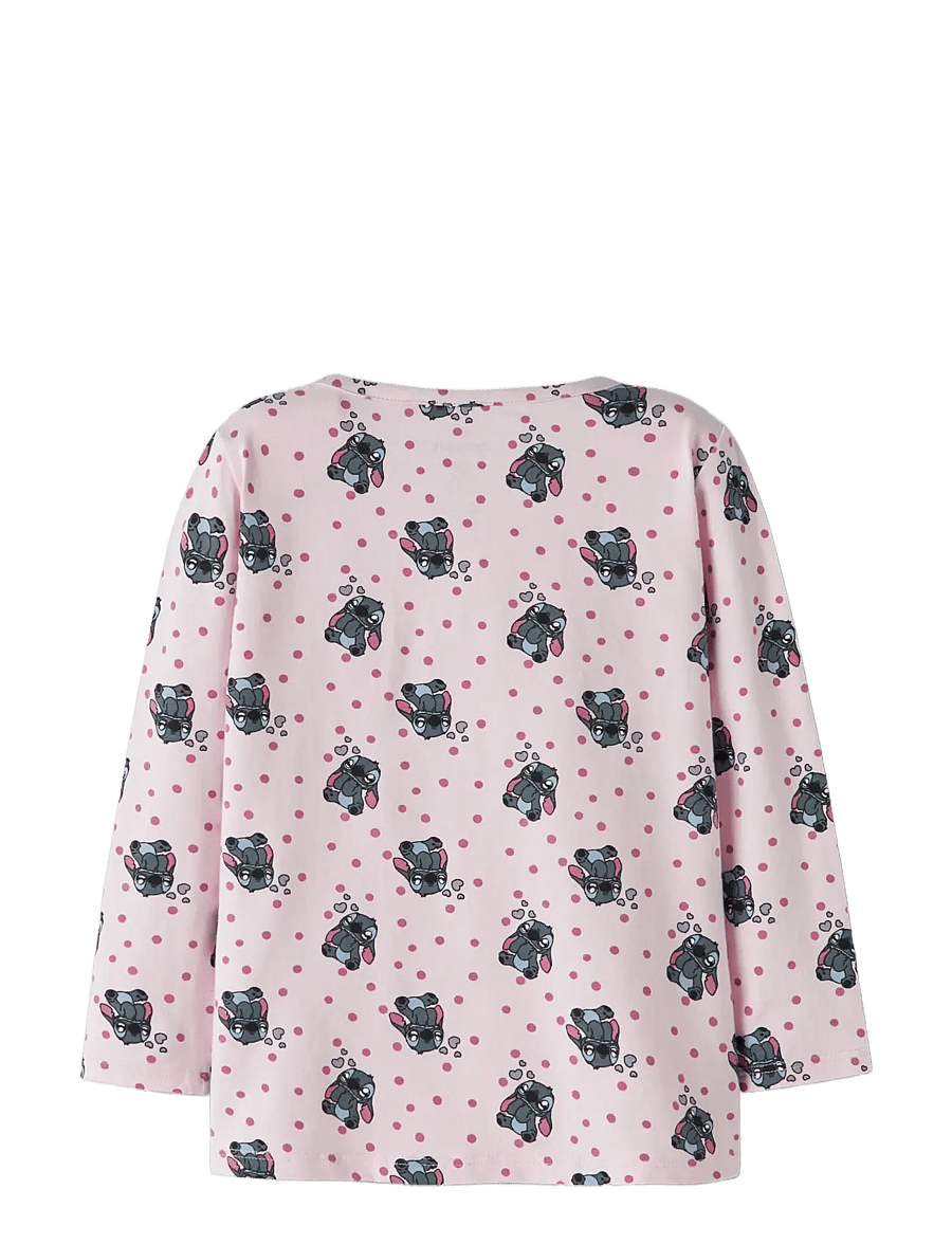 name it - NMFANDREA STITCH LS NREG TOP WDI - långärmade t-shirts - cradle pink - 1