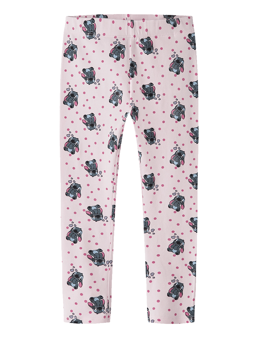 name it - NMFANDREA STITCH LEGGING WDI - leggings - cradle pink - 0