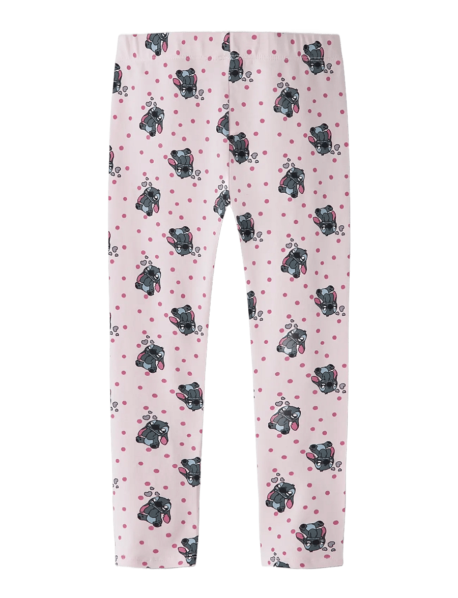 name it - NMFANDREA STITCH LEGGING WDI - leggings - cradle pink - 1