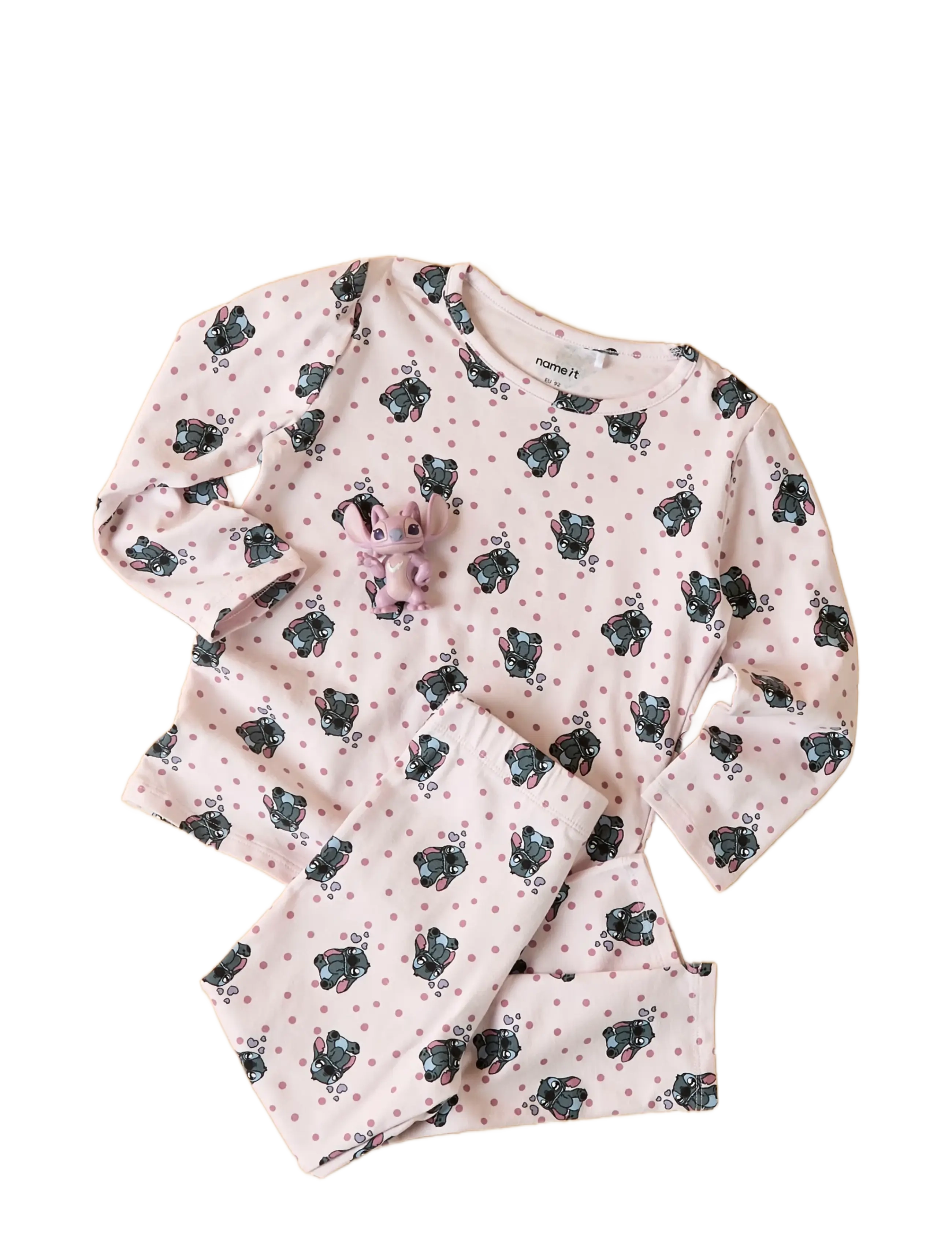 name it - NMFANDREA STITCH LEGGING WDI - leggings - cradle pink - 2