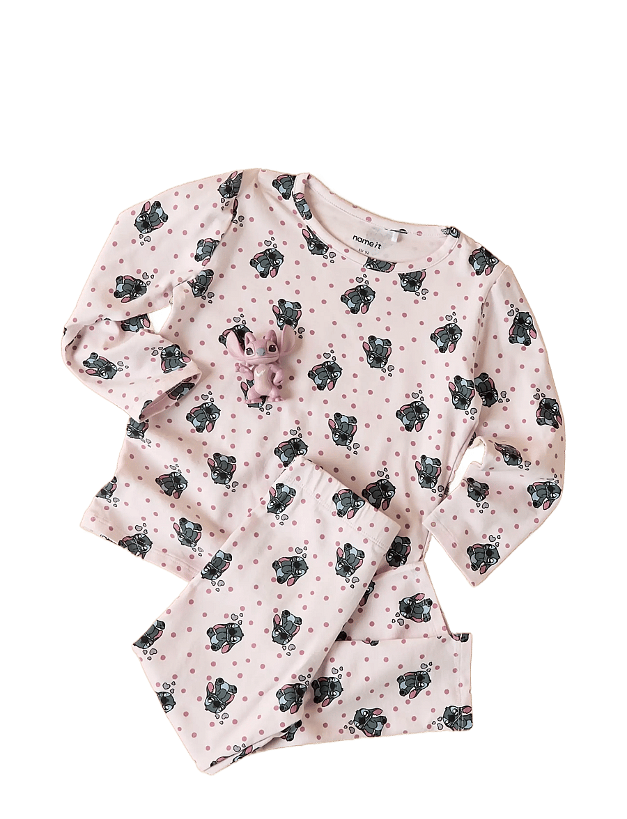 name it - NMFANDREA STITCH LEGGING WDI - leggings - cradle pink - 2