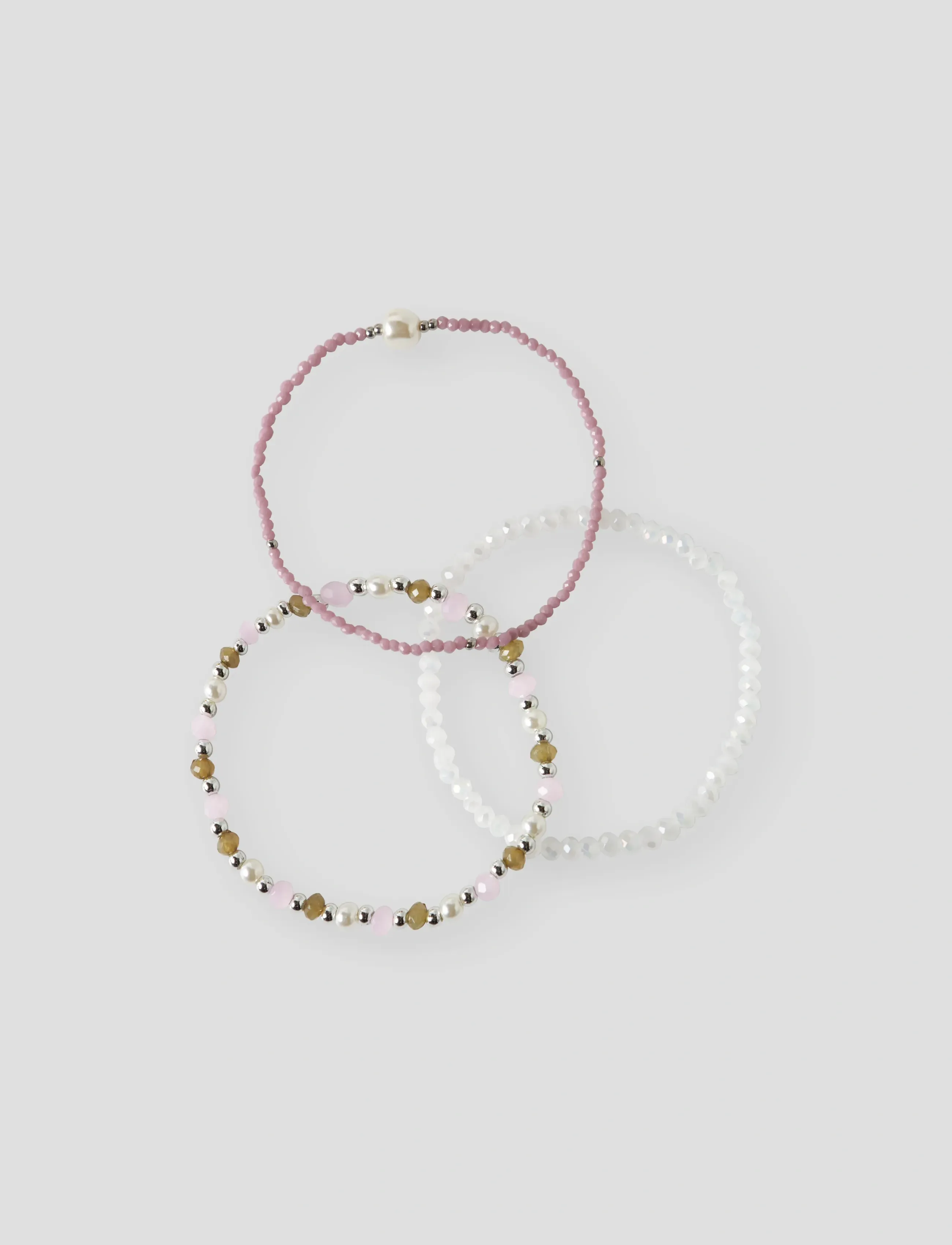 name it Nkftitta 3P Bracelet, One Size, Pink, Kids Smykker > Armbånd, Børn