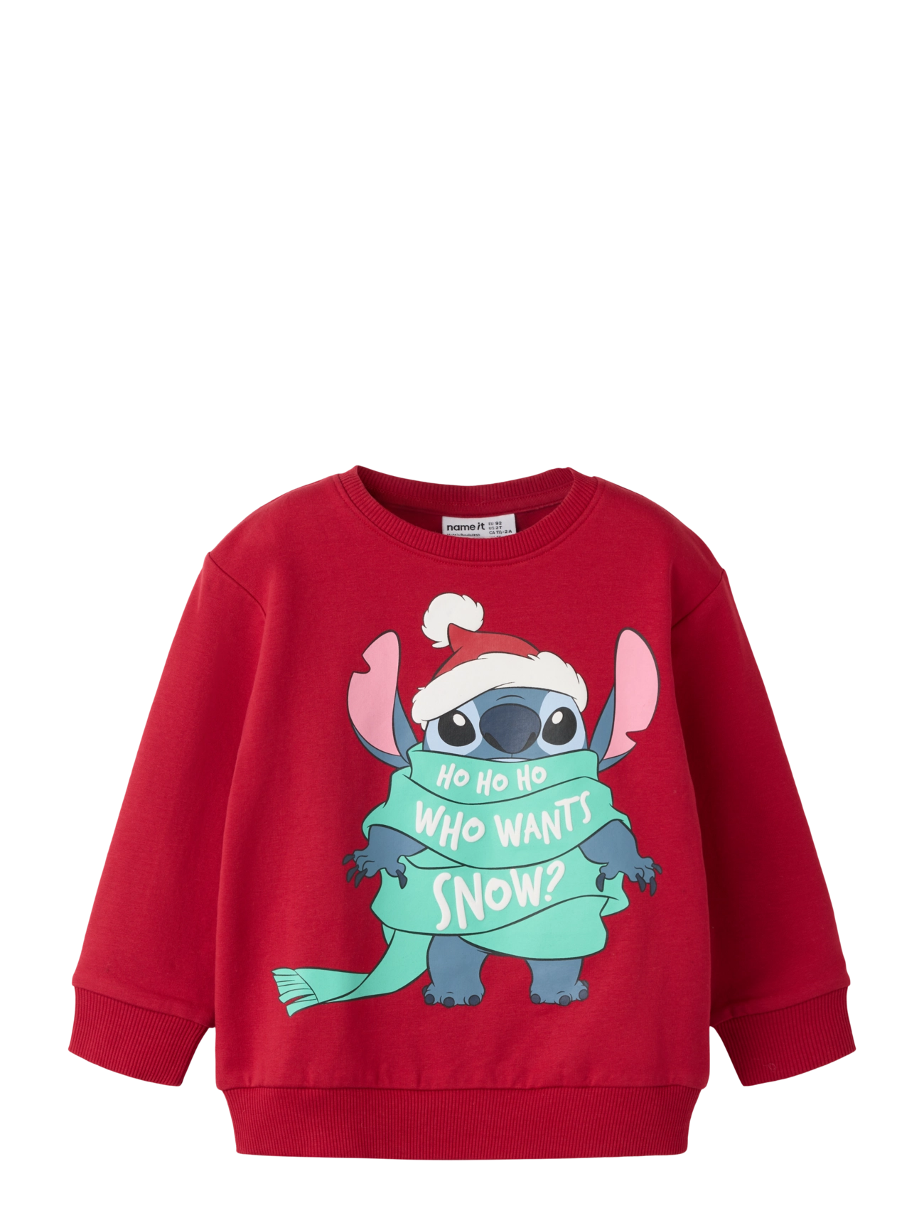 name it NMFSYRENA STITCH NREG SWEAT BRU WDI - Sweatshirts & Hættetrøjer - BARBADOS CHERRY / red