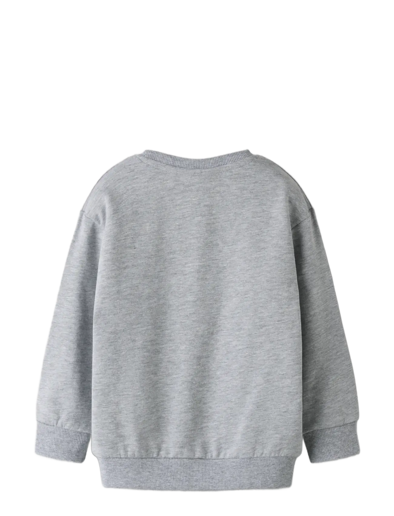 name it - NMFSYRENA STITCH NREG SWEAT BRU WDI - grey melange - 1