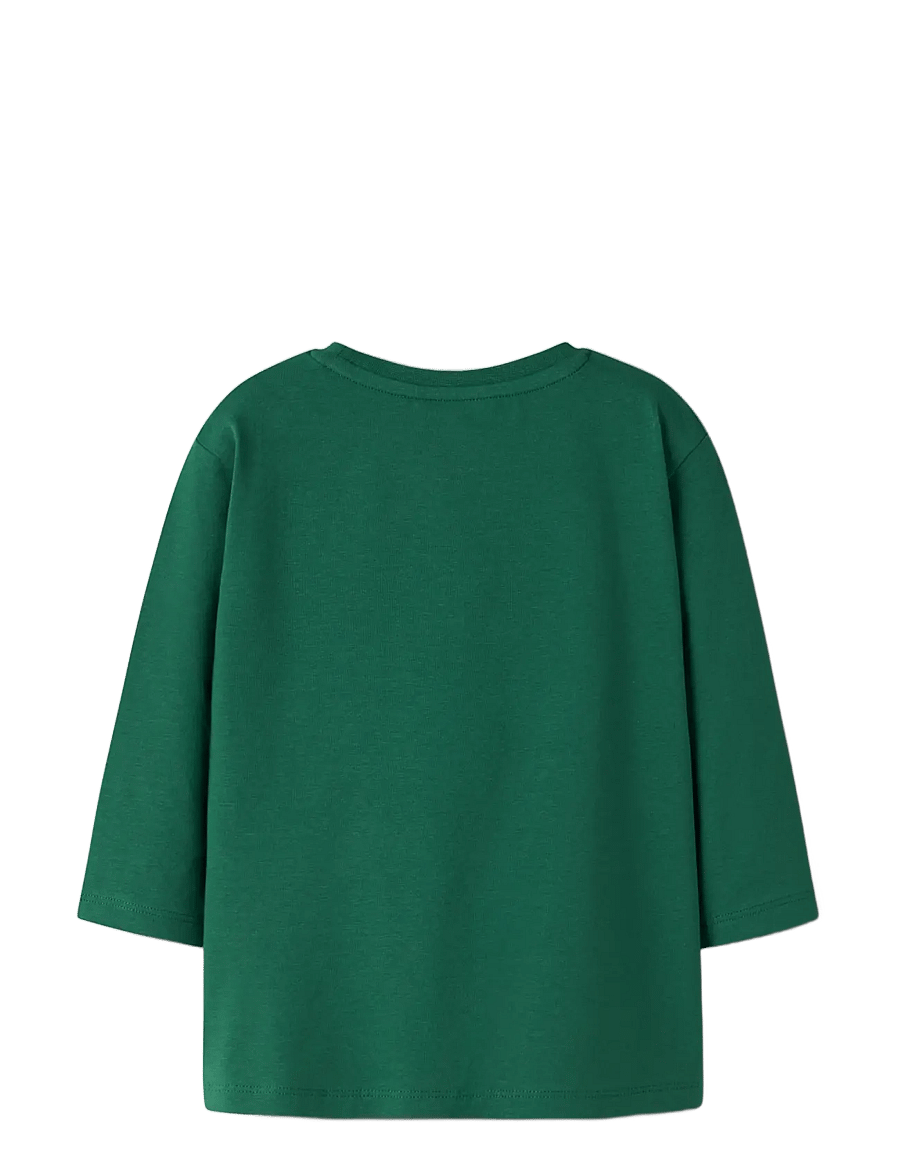 name it - NMMAMDRES STITCH LS NREG TOP WDI - långärmade t-shirts - evergreen - 1