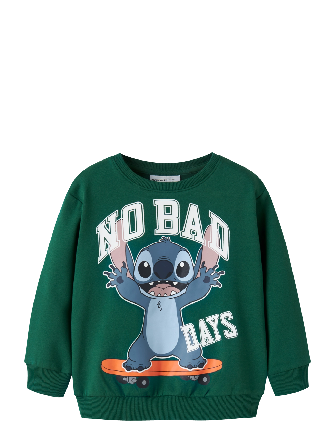 name it NMMALONSO STITCH NREG SWEAT BRU WDI - Name it - EVERGREEN / green
